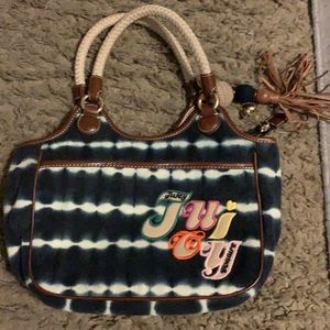 New Juicy Couture rare purse rope handles tassel